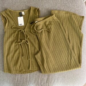 H&M Cover Up Lounge Set NWT (top)